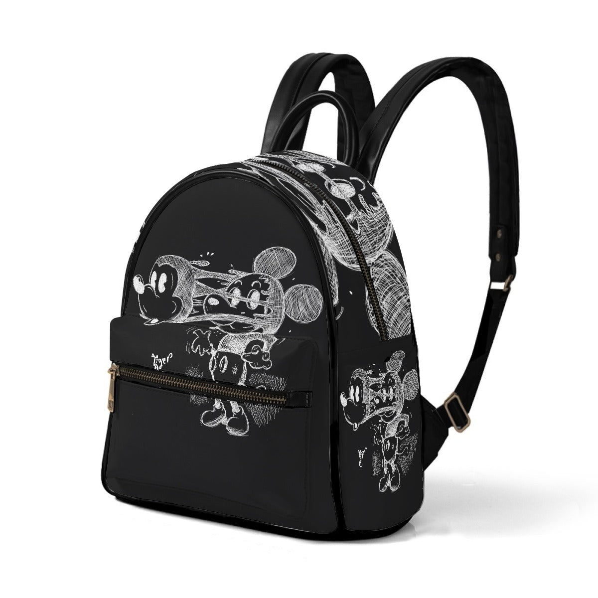 Small Backpack - Mickey Face Off - Black