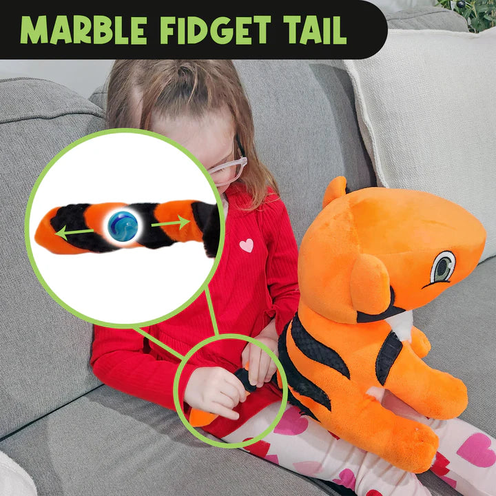 Sensory Plushie - TAT The Autistic Tiger - 3 Pounds! SN/LE 50
