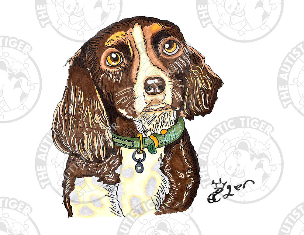 11x17 Pet Drawing Commission