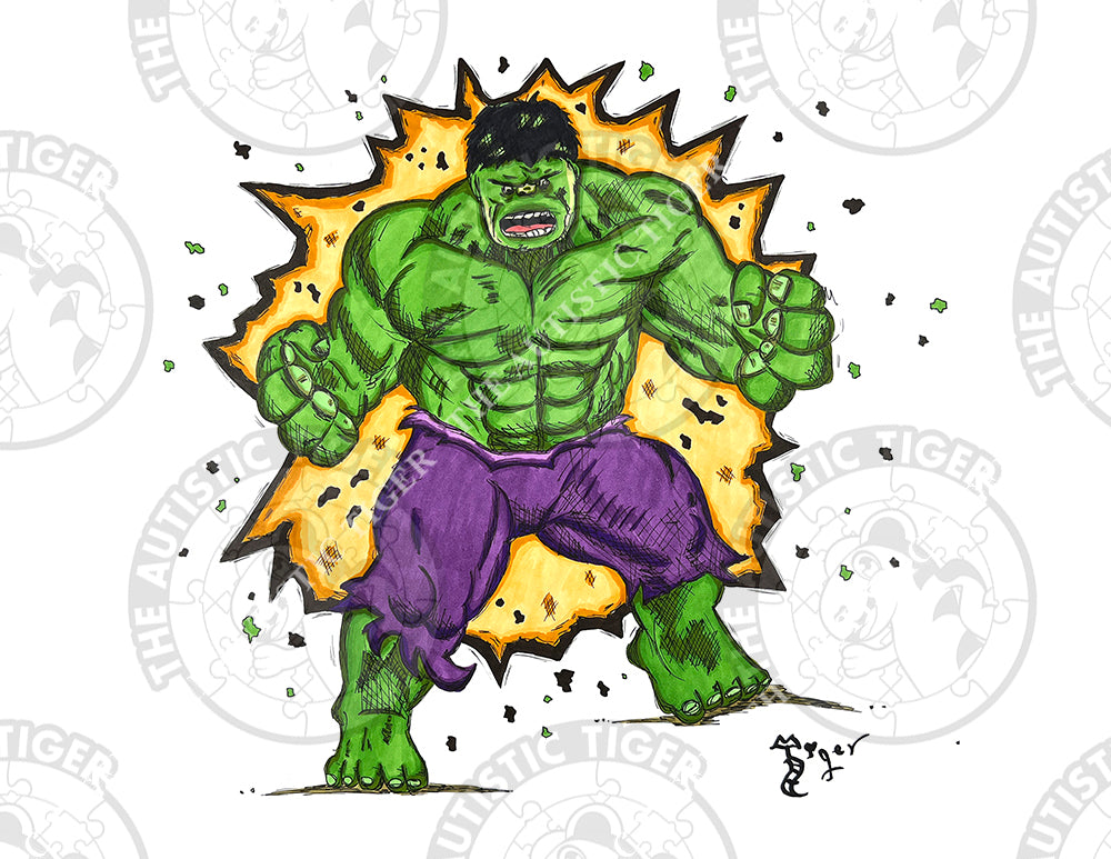 Art Print - N12 Hulk - Marvel