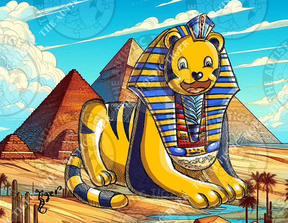 Art Print - N54 TAT Sphinx Egypt
