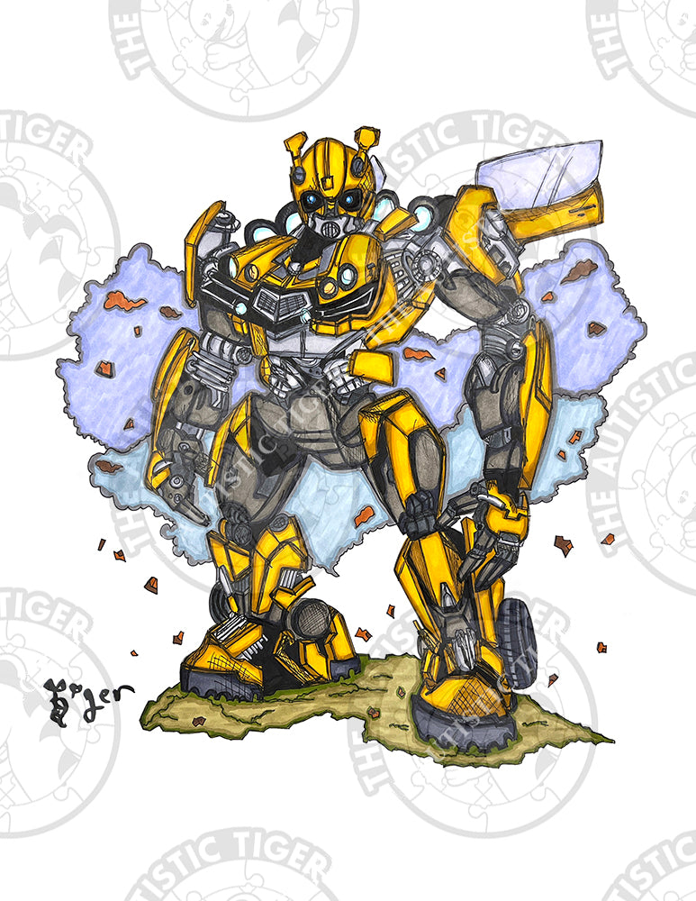 Art Print - N63 Bumblebee - Transformers