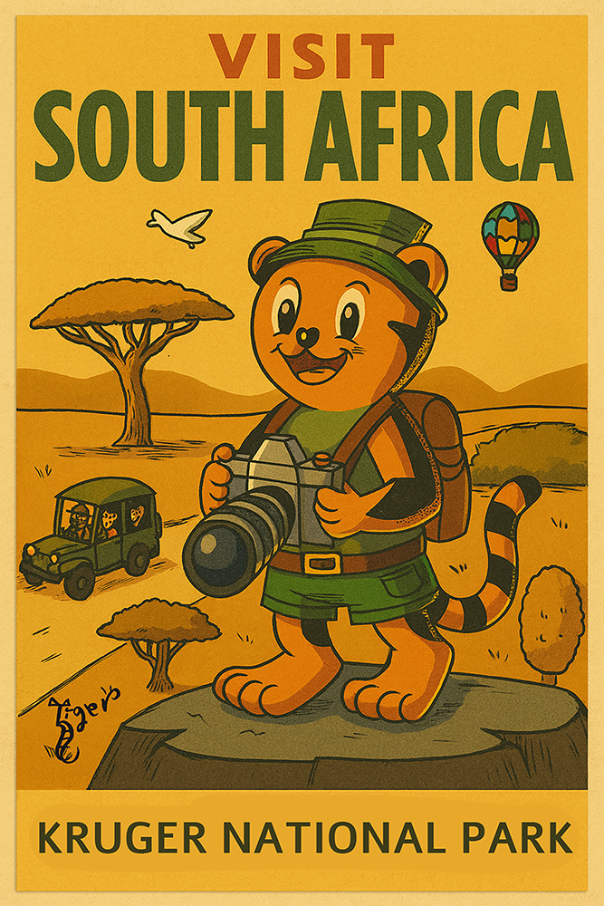 Art Print - PC8 Visit South Africa - TAT Postcard