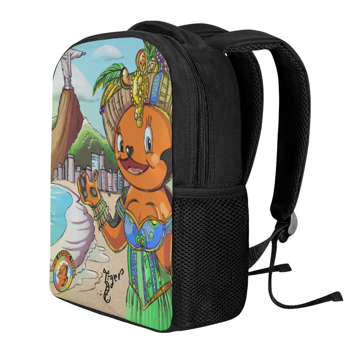 Student Backpack - The Autistic Tiger Rio