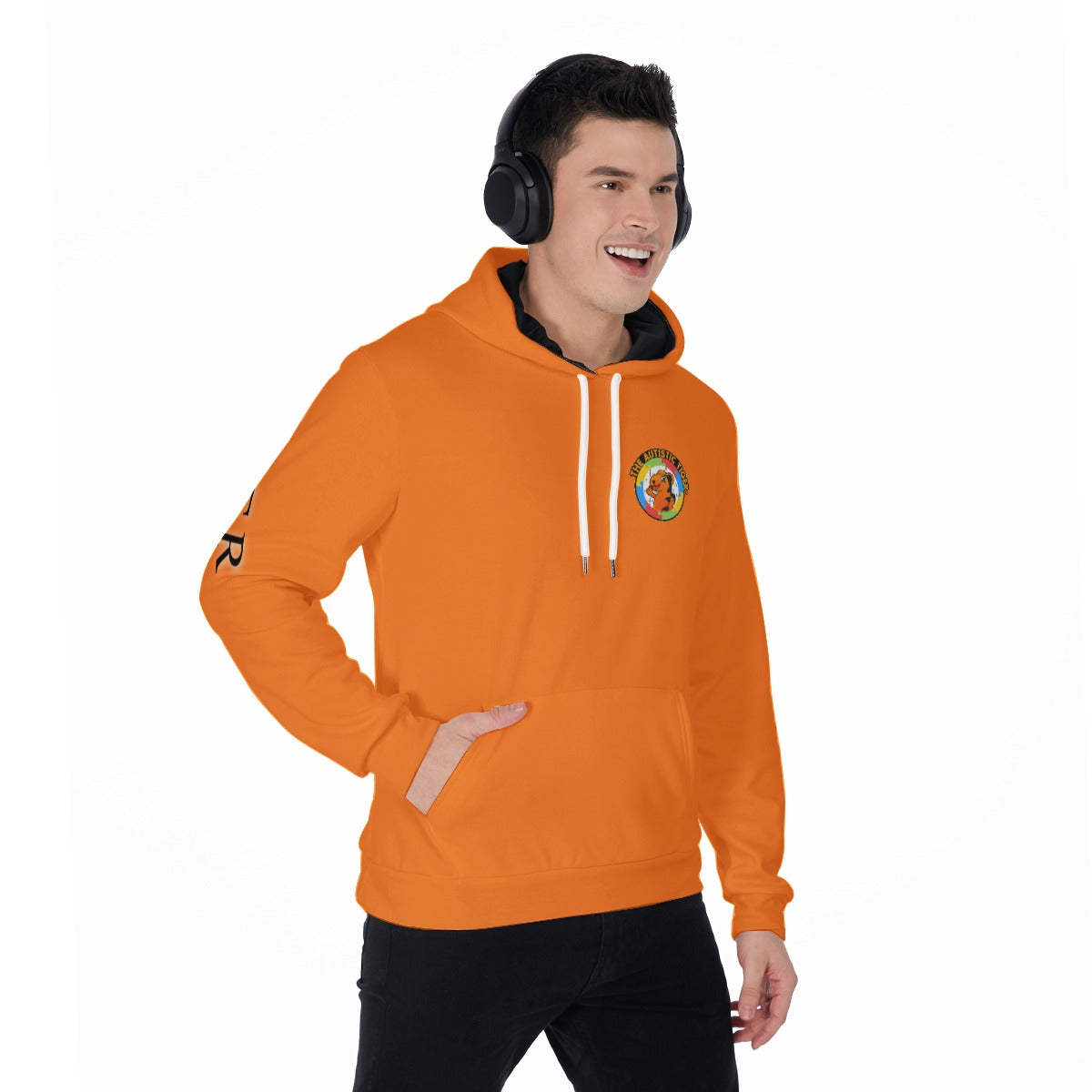 The Autistic Tiger Hoodie - Orange