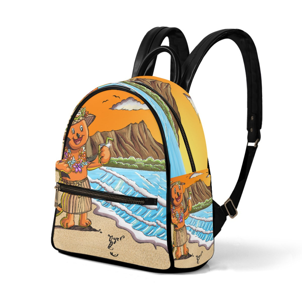 Small Backpack - The Autistic Tiger Hawaii