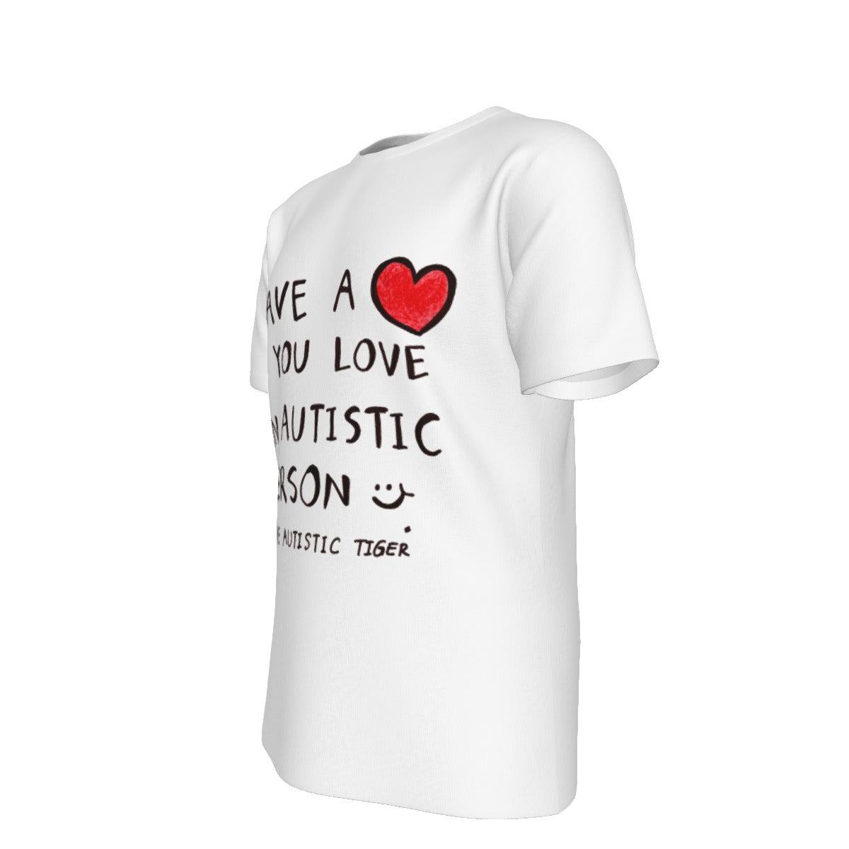 Leave a Heart for Autism Shirt - White