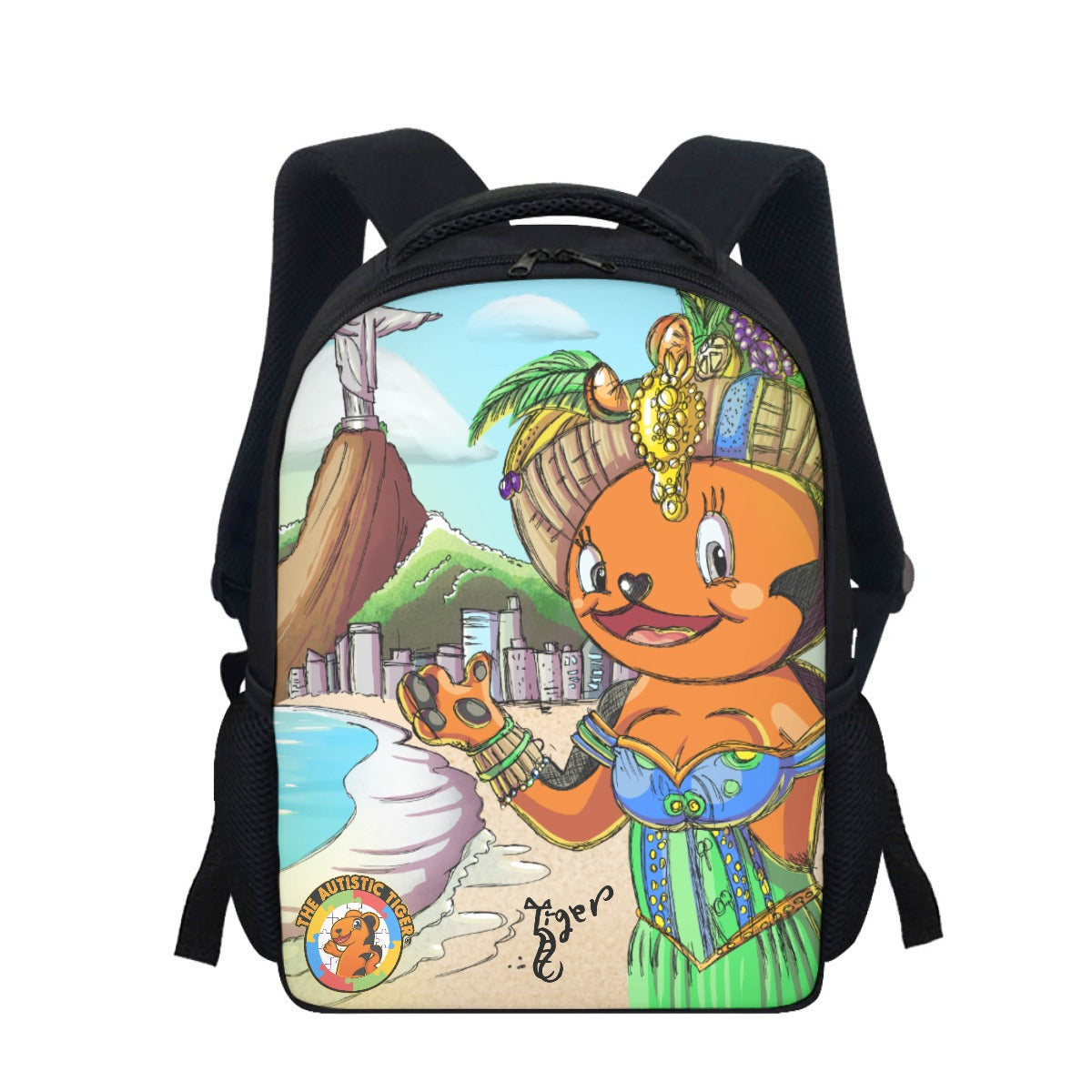 Student Backpack - The Autistic Tiger Rio