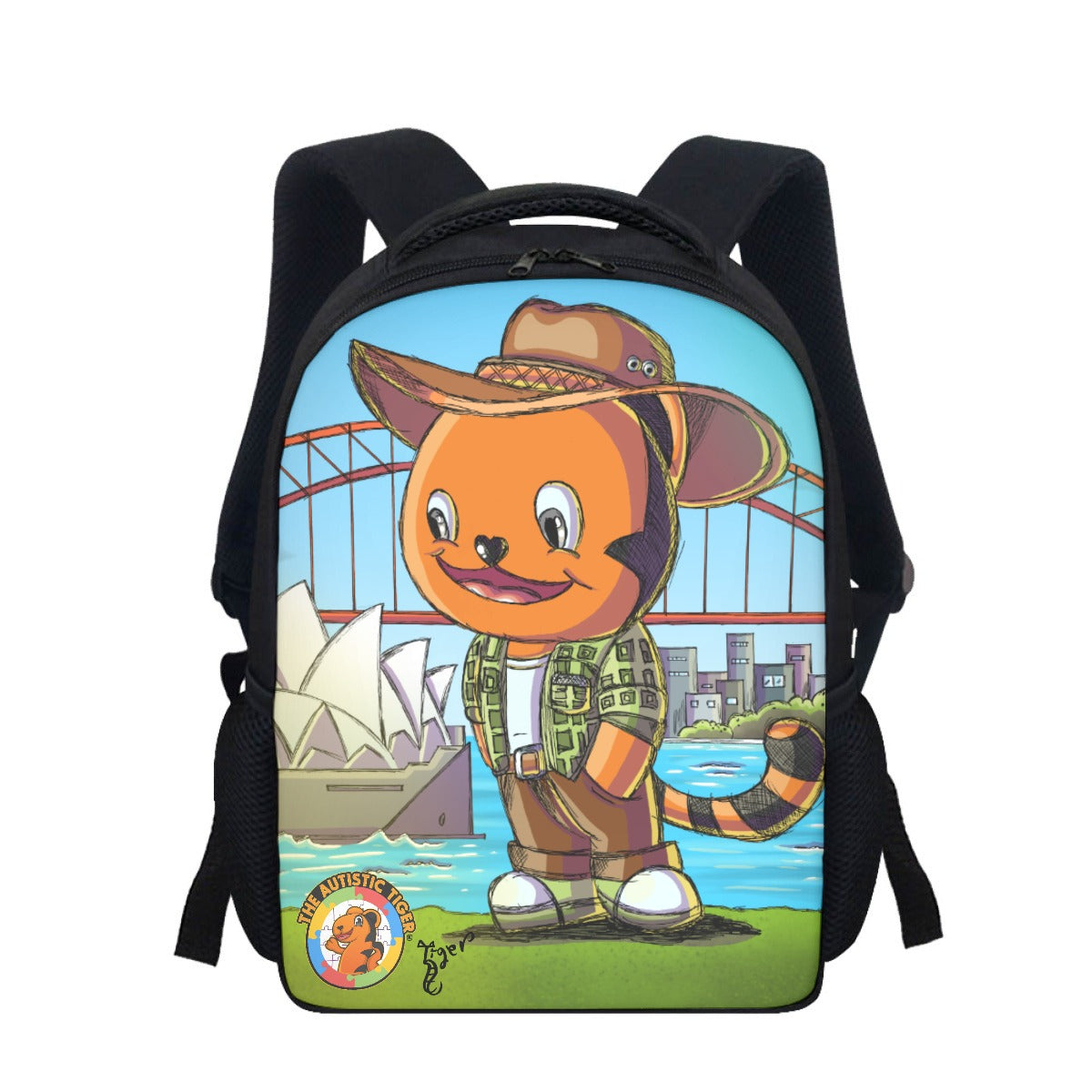 Student Backpack - The Autistic Tiger Sydney