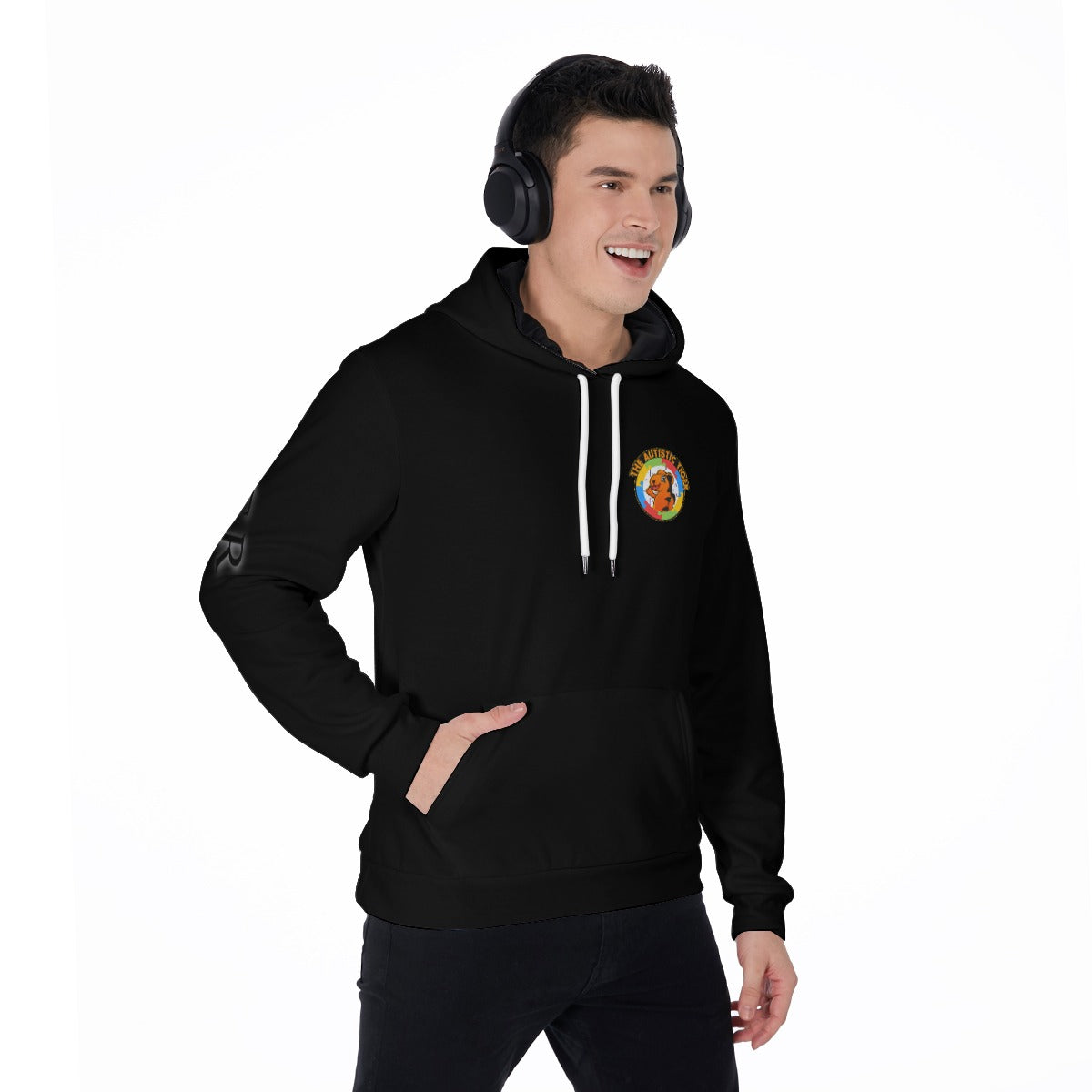 The Autistic Tiger Hoodie - Black