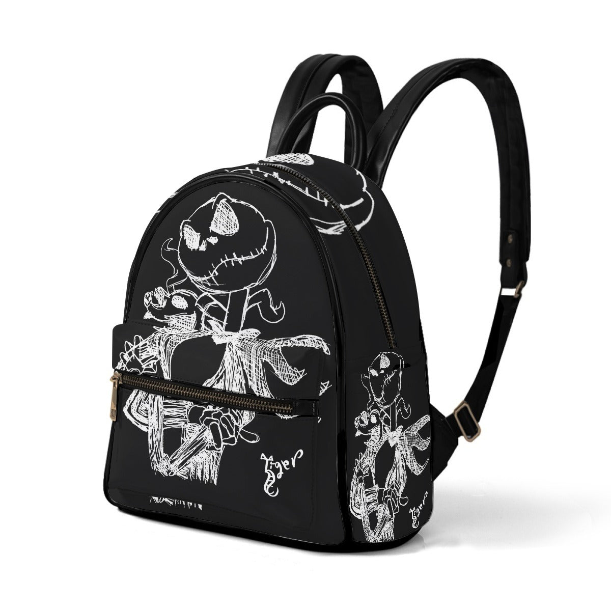 Small Backpack - Jack Skellington - Black