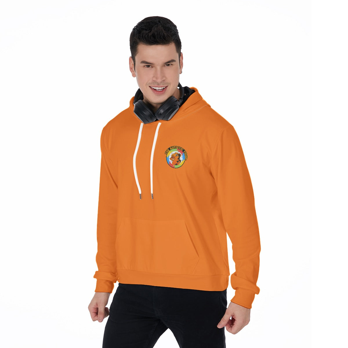 The Autistic Tiger Hoodie - Orange