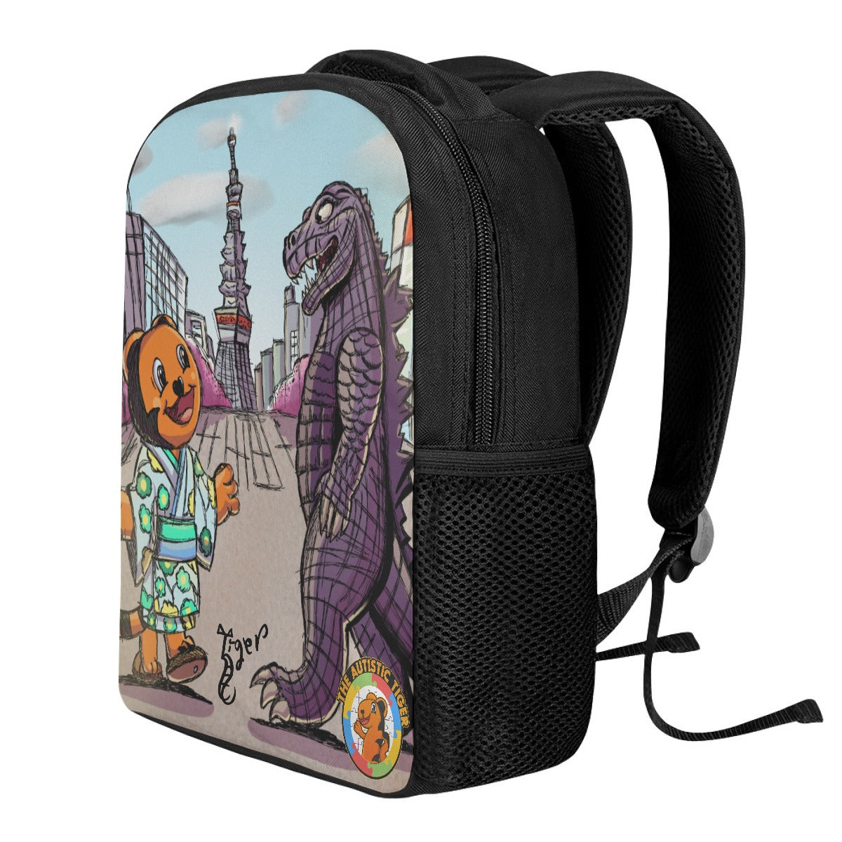 Student Backpack - The Autistic Tiger Tokyo