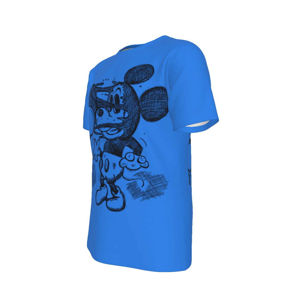 Mickey Face Off Shirt - Blue