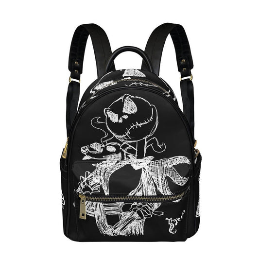 Small Backpack - Jack Skellington - Black