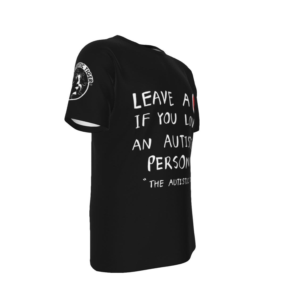 Leave a Heart for Autism Shirt - Black