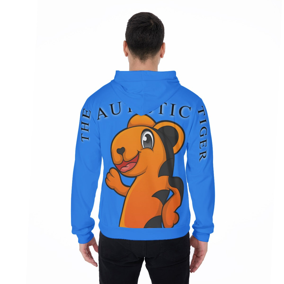 The Autistic Tiger Hoodie - Blue