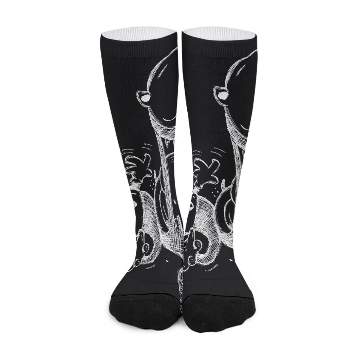 Socks - Mickey Face Off - Black