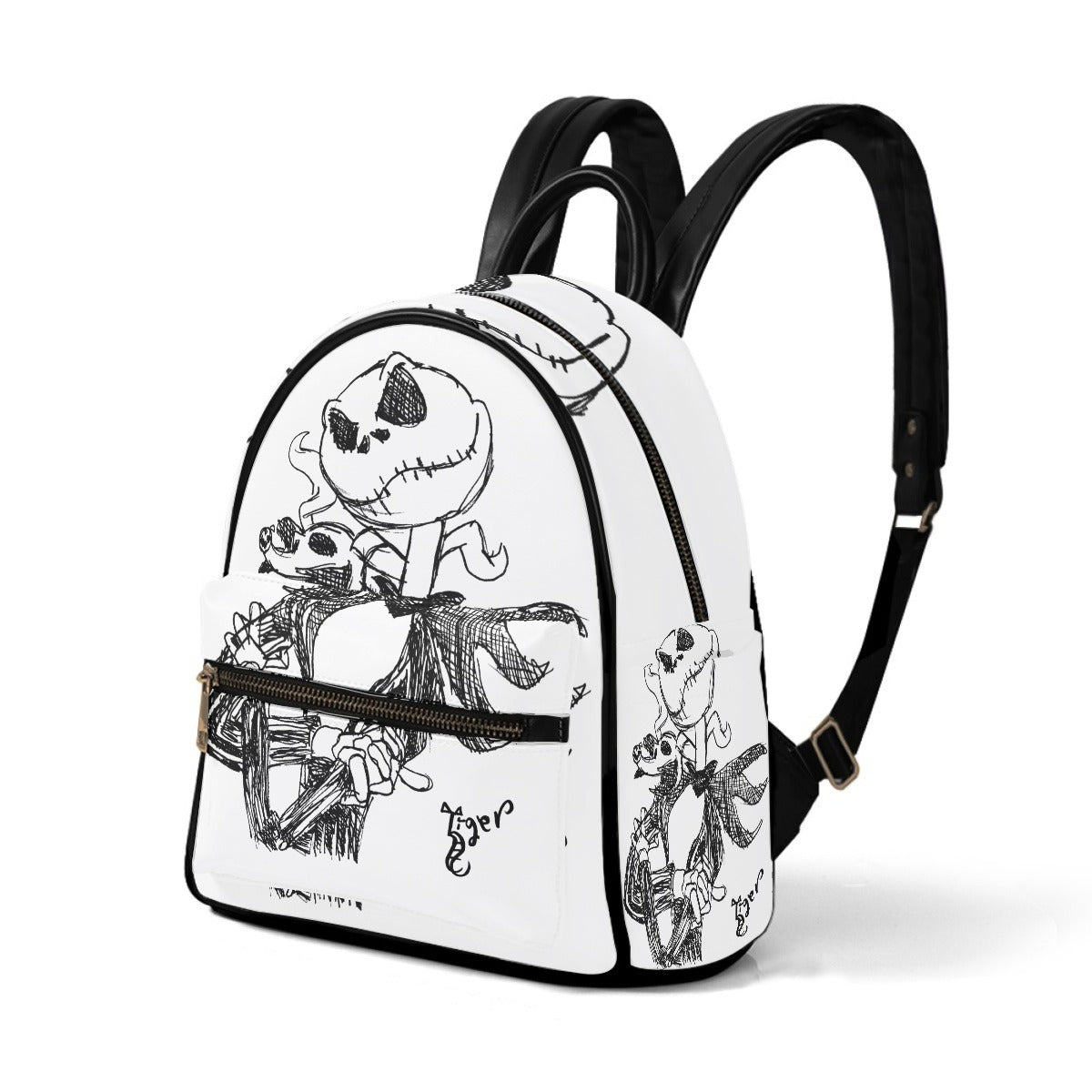 Small Backpack - Jack Skellington - White