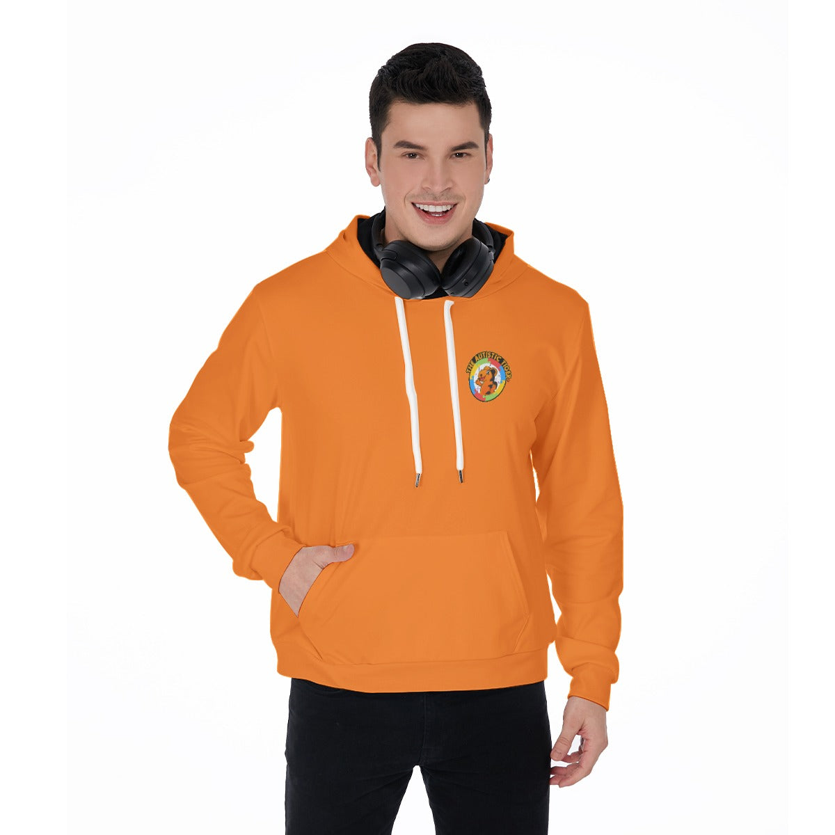 The Autistic Tiger Hoodie - Orange