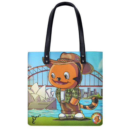 Small Tote - The Autistic Tiger Sydney - PU Leather