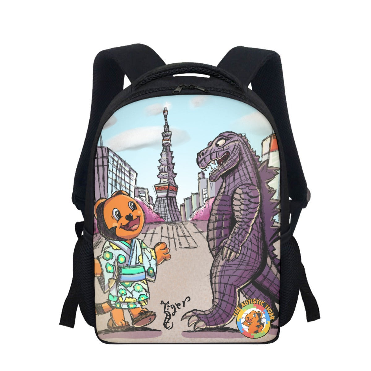 Student Backpack - The Autistic Tiger Tokyo