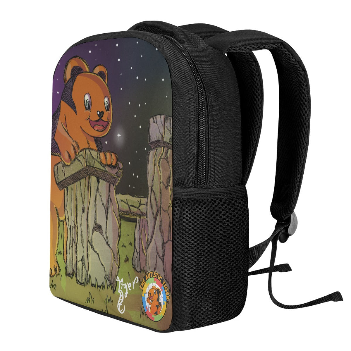 Student Backpack - The Autistic Tiger Stonehenge