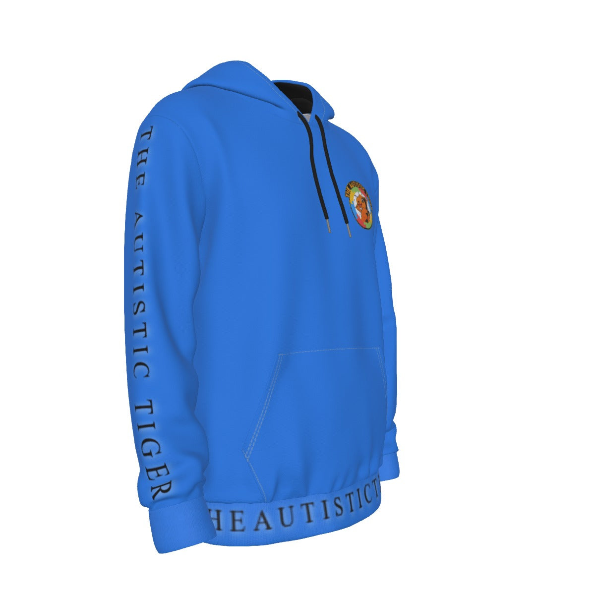 Mickey Face Off Hoodie - Blue Fleece Lined