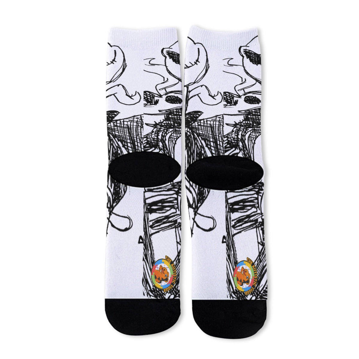 Socks - Jack Skellington - White