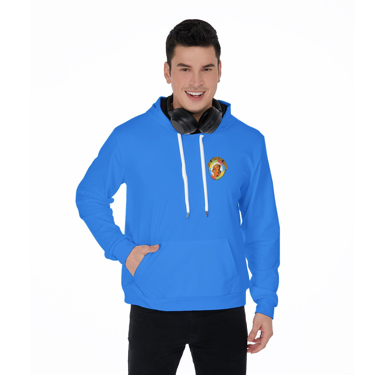 The Autistic Tiger Hoodie - Blue