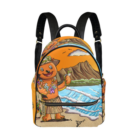 Small Backpack - The Autistic Tiger Hawaii