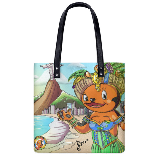 Small Tote - The Autistic Tiger Rio - PU Leather