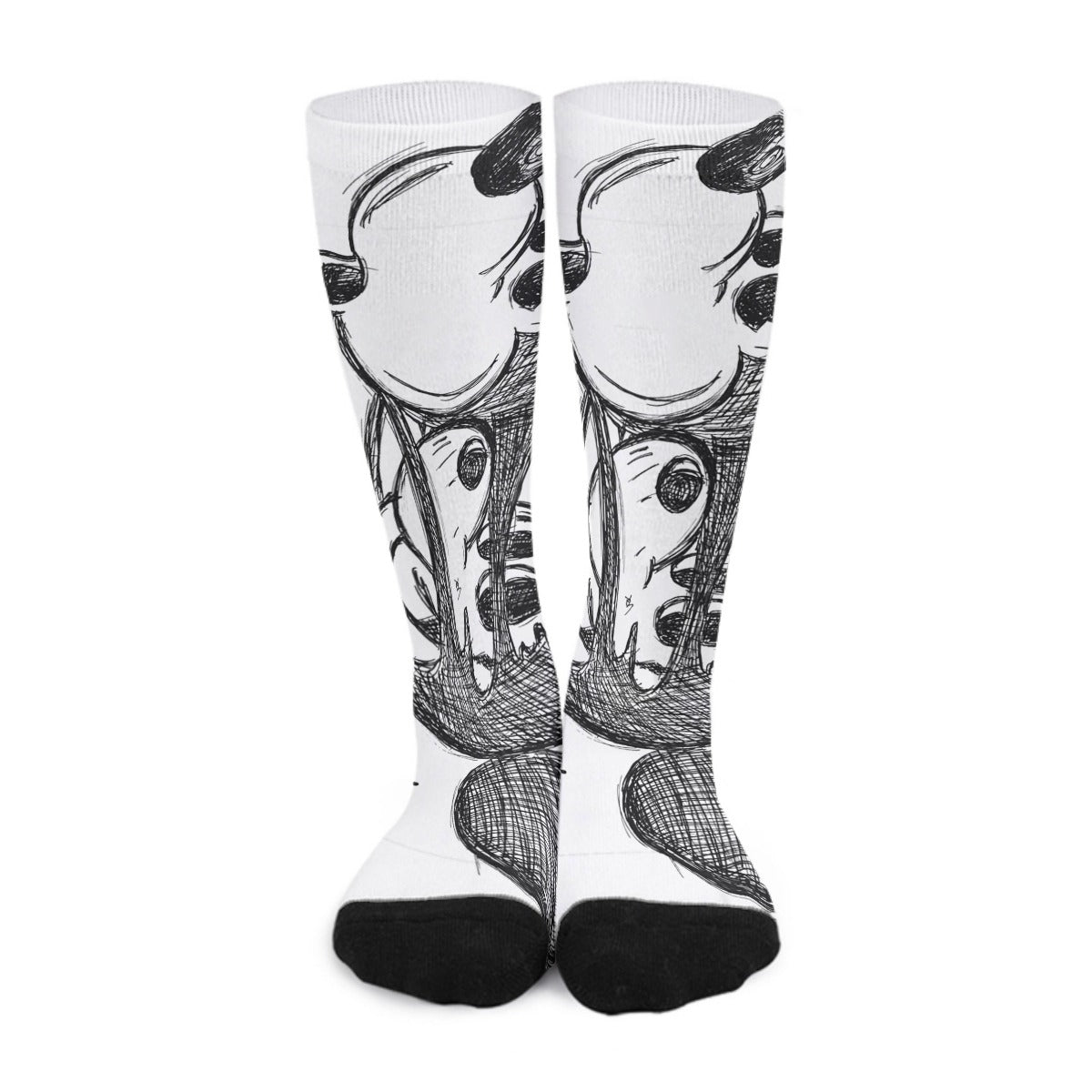 Socks - Mickey Face Off - White