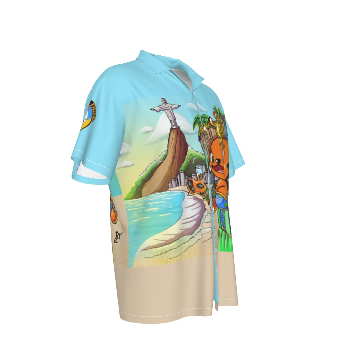 The Autistic Tiger Rio Hawaiian Shirt