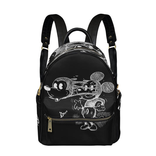 Small Backpack - Mickey Face Off - Black