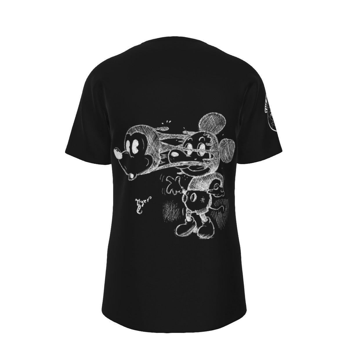 Mickey Face Off Shirt - Black