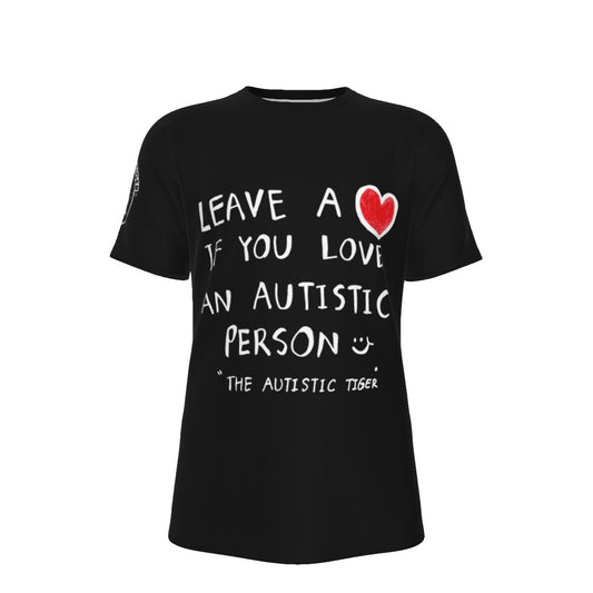 Leave a Heart for Autism Shirt - Black