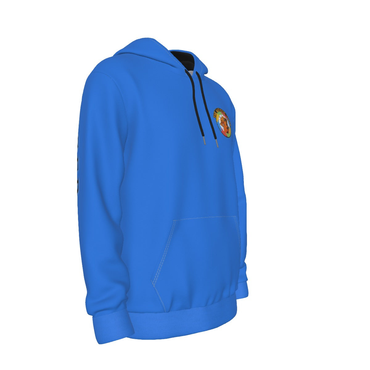 The Autistic Tiger Hoodie - Blue Fleece Lined