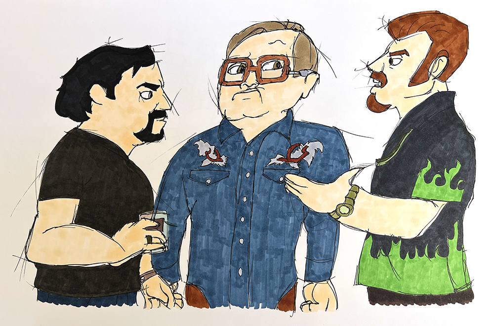 Trailer Park Boys - 11x17 Character Drawing