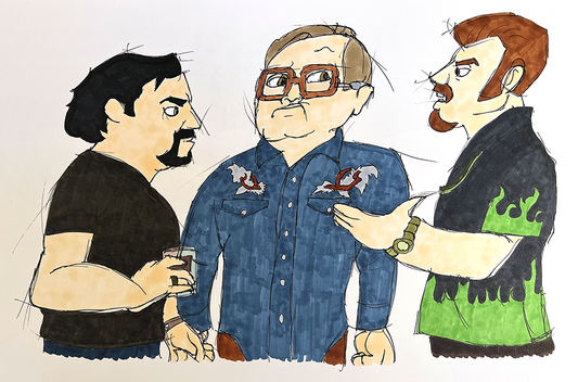 Trailer Park Boys - 11x17 Character Drawing