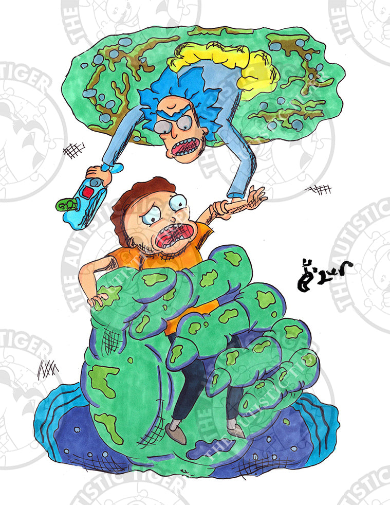 Art Print - C1 Rick and Morty