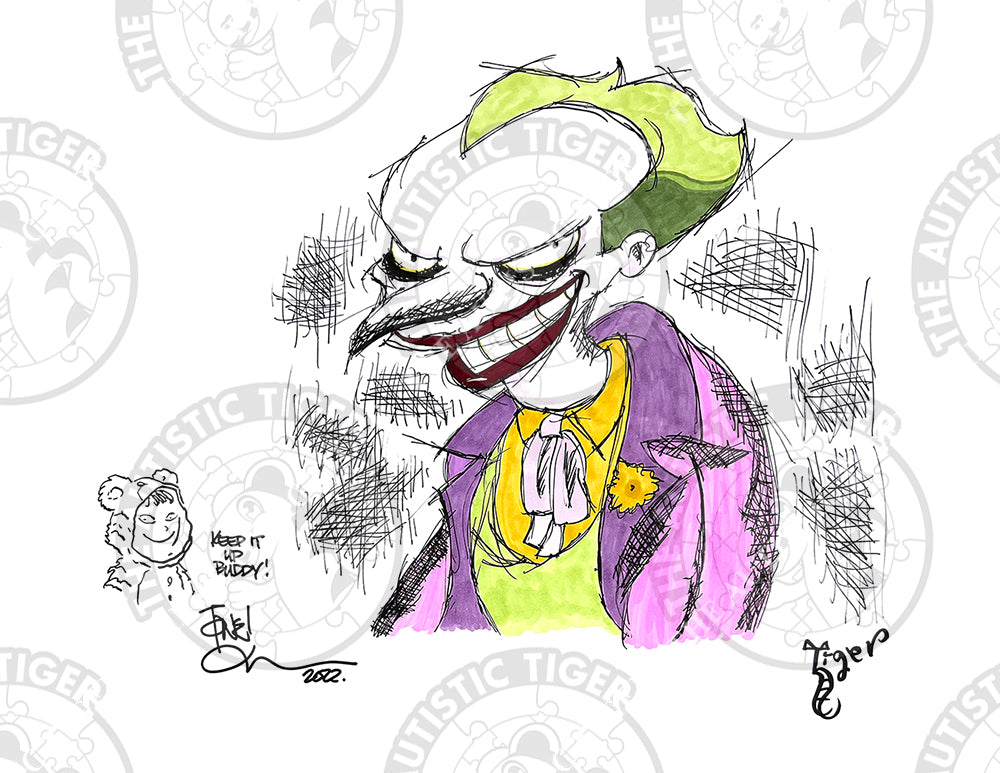 Art Print - C28 Mr Burns as The Joker - The Simpsons