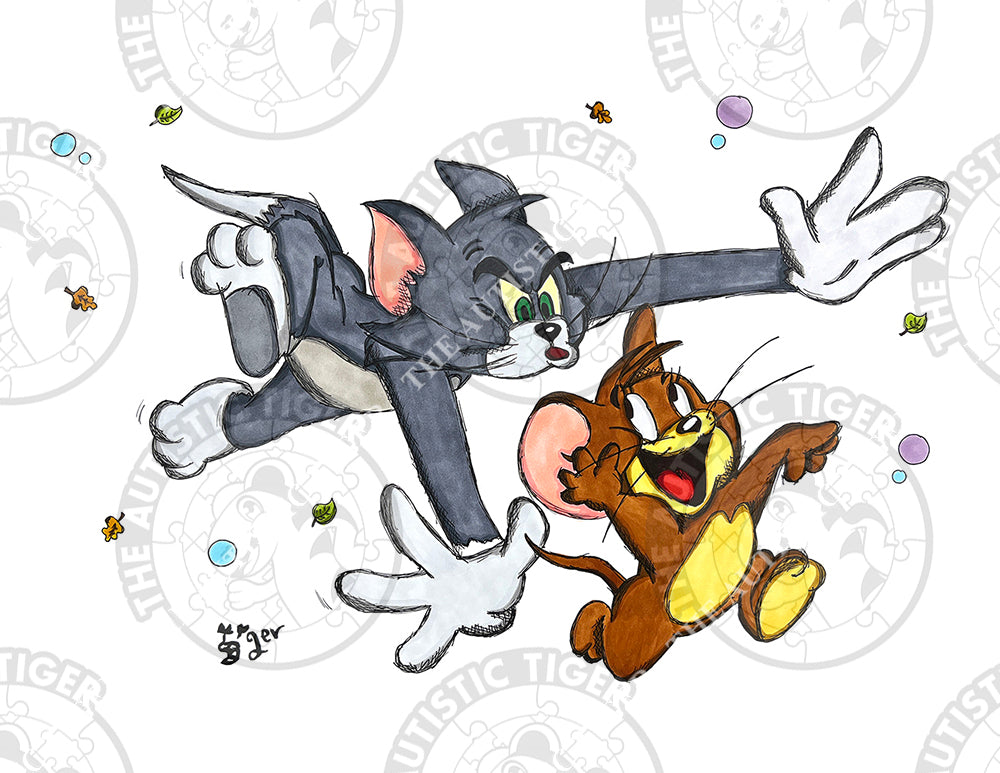 Art Print - C41 Tom and Jerry The Chase