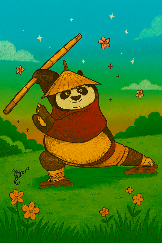 Art Print - C54 Po - Kung Fu Panda