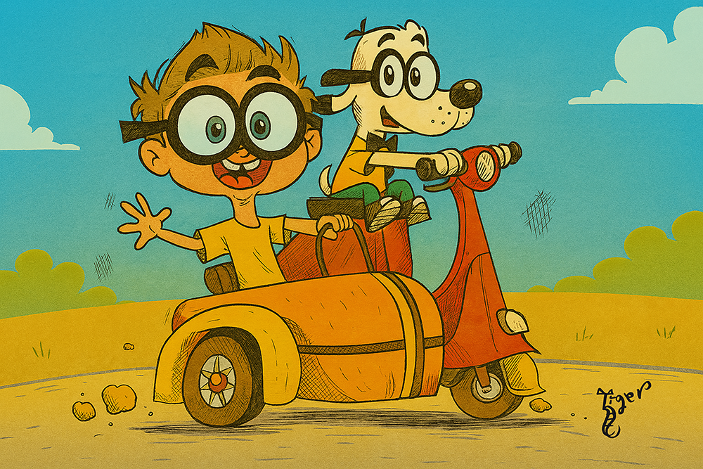 Art Print - C56 Mr. Peabody and Sherman