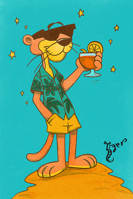 Art Print - C57 Pink Panther Color