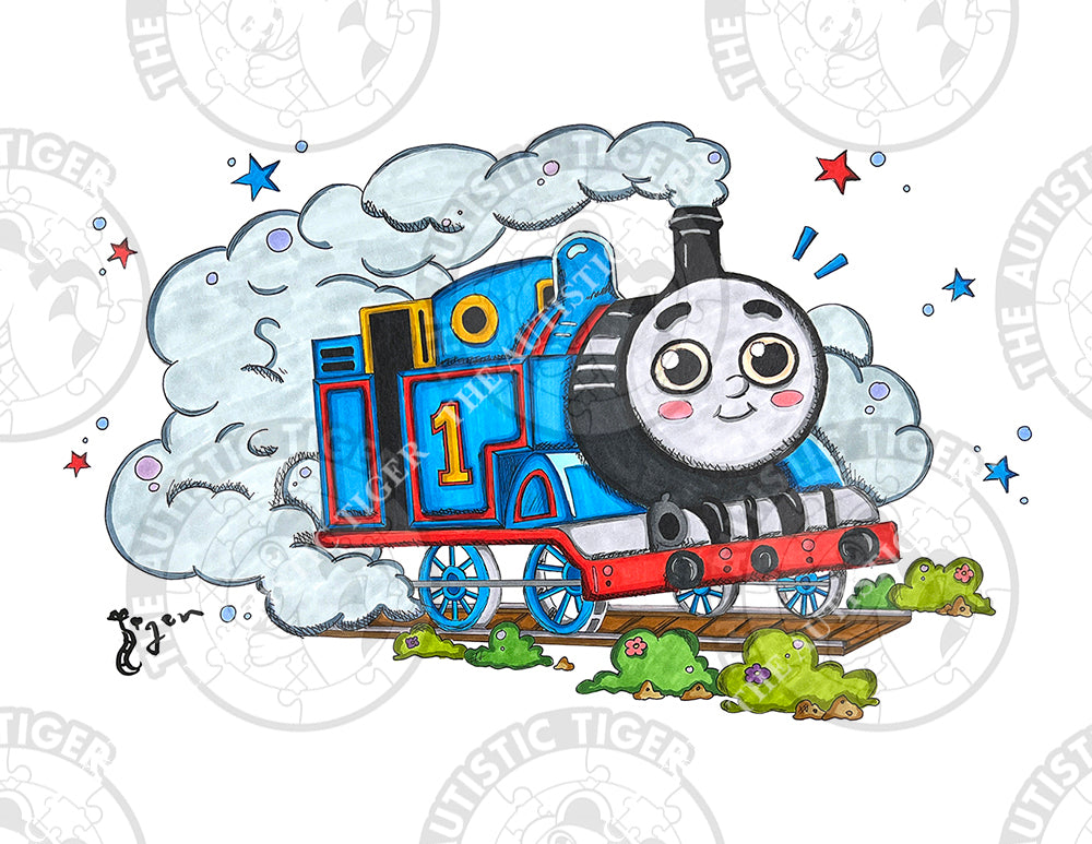 Art Print - C6 Thomas The Tank Engine