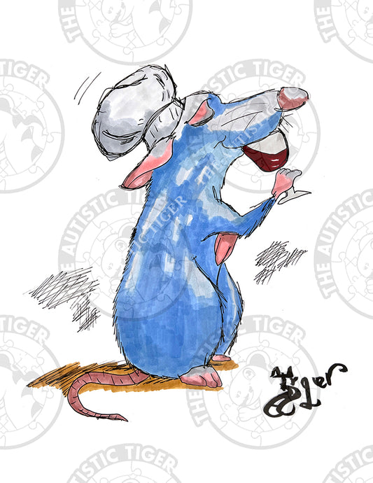 Art Print - D2 Remy - Ratatouille