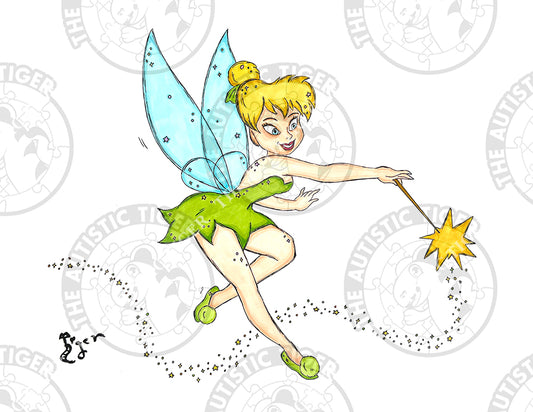 Art Print - D32 Tinker Bell - Peter Pan