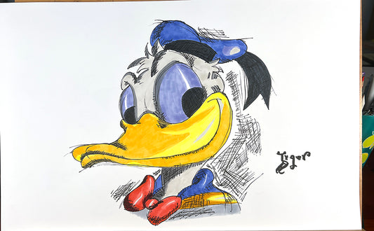 Donald Duck - 11x17 Character Drawing